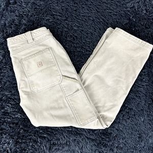 coleman cream fleece lined pants size 36x32